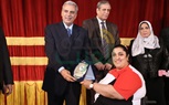 بالصور.. تكريم ماجد المصري وشريف عامر فى حفل خريجي جامعة القاهرة