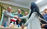 بالصور.. تكريم أوائل أول دفعة لخريجي الثانوية العامة بـ«نجيب محفوظ التجريبية»