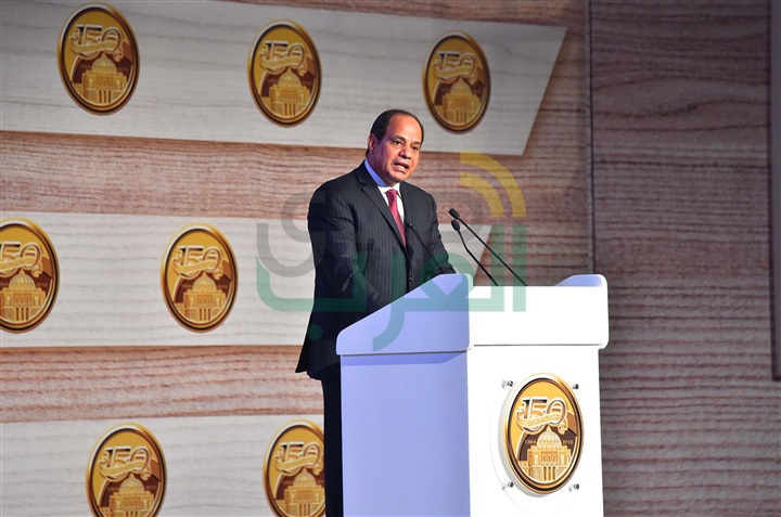 بالصور.. السيسي وعبدالعال وعدلي منصور يتصدرون احتفالية البرلمان