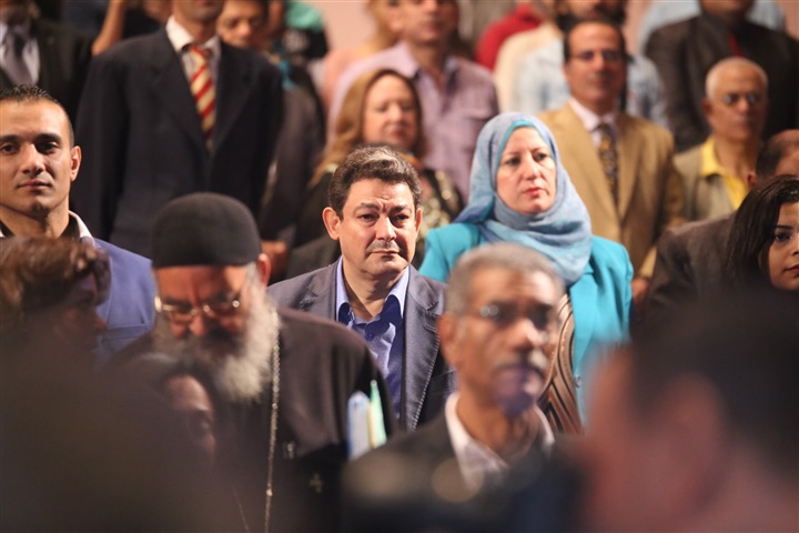 بالصور .. وزير الثقافة و لبلبة و العدل و الدغيدى في القومي للسينما 