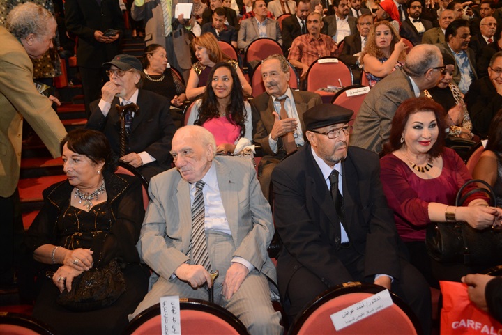 بالصور .. وزير الثقافة و لبلبة و العدل و الدغيدى في القومي للسينما 