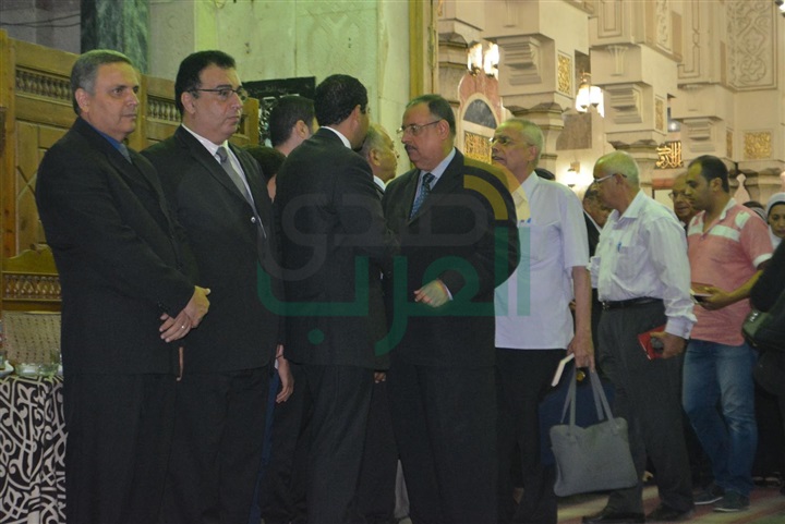 بالصور.. فتحي سرور وعمرو موسي ونجوم السياسه والمجتمع في عزاء الشاعر فاروق شوشه
