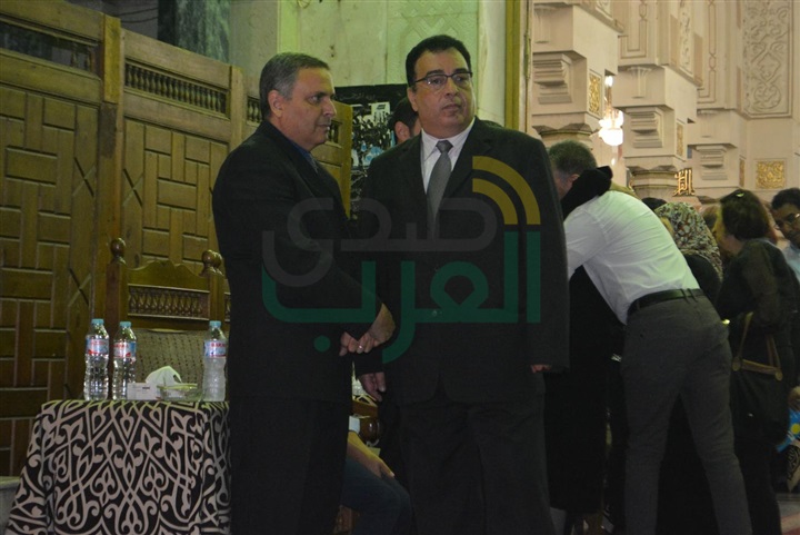بالصور.. فتحي سرور وعمرو موسي ونجوم السياسه والمجتمع في عزاء الشاعر فاروق شوشه