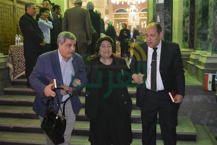 بالصور.. فتحي سرور وعمرو موسي ونجوم السياسه والمجتمع في عزاء الشاعر فاروق شوشه