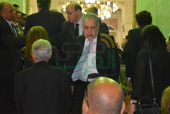 بالصور.. فتحي سرور وعمرو موسي ونجوم السياسه والمجتمع في عزاء الشاعر فاروق شوشه