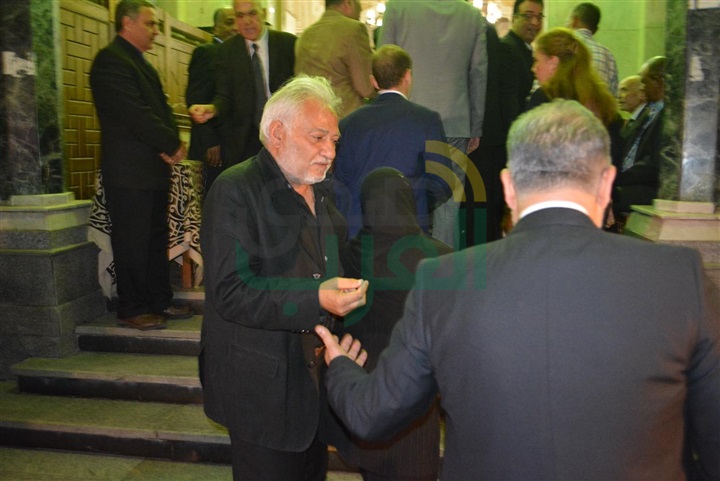 بالصور.. فتحي سرور وعمرو موسي ونجوم السياسه والمجتمع في عزاء الشاعر فاروق شوشه