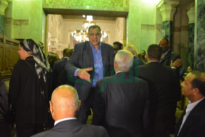 بالصور.. فتحي سرور وعمرو موسي ونجوم السياسه والمجتمع في عزاء الشاعر فاروق شوشه