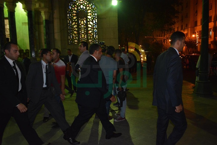 بالصور.. فتحي سرور وعمرو موسي ونجوم السياسه والمجتمع في عزاء الشاعر فاروق شوشه