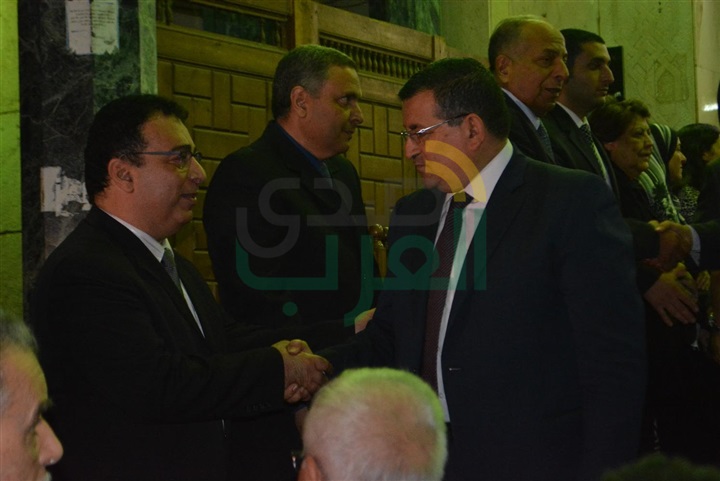 بالصور.. فتحي سرور وعمرو موسي ونجوم السياسه والمجتمع في عزاء الشاعر فاروق شوشه