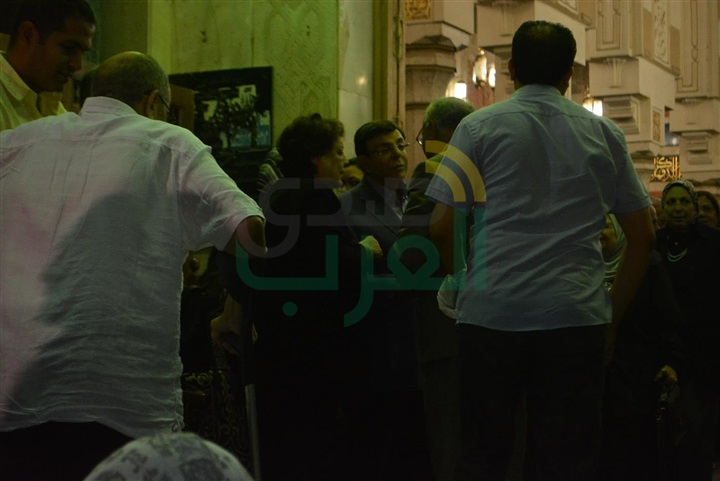 بالصور.. فتحي سرور وعمرو موسي ونجوم السياسه والمجتمع في عزاء الشاعر فاروق شوشه