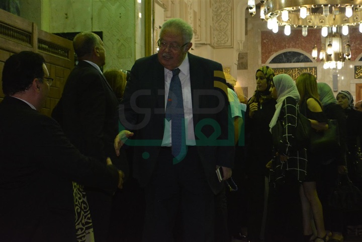 بالصور.. فتحي سرور وعمرو موسي ونجوم السياسه والمجتمع في عزاء الشاعر فاروق شوشه