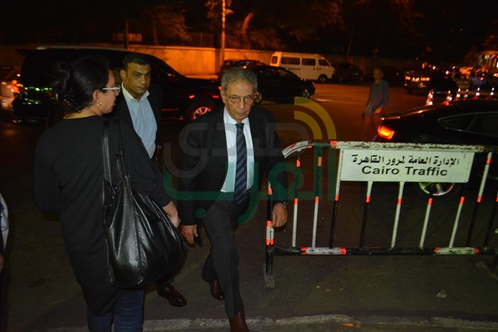 بالصور.. فتحي سرور وعمرو موسي ونجوم السياسه والمجتمع في عزاء الشاعر فاروق شوشه