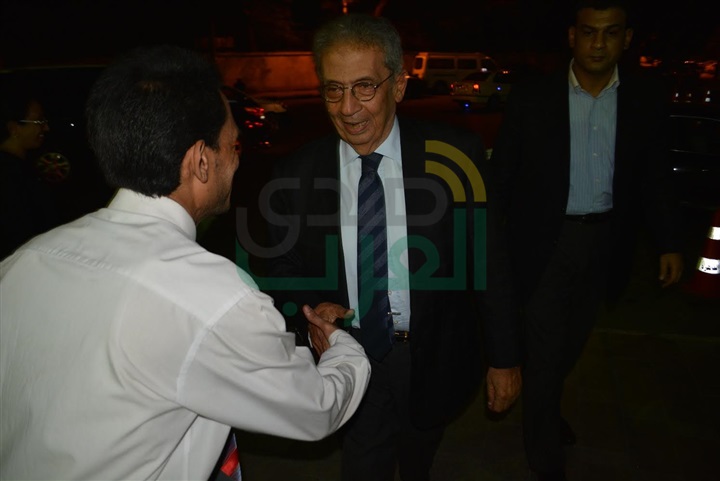بالصور.. فتحي سرور وعمرو موسي ونجوم السياسه والمجتمع في عزاء الشاعر فاروق شوشه