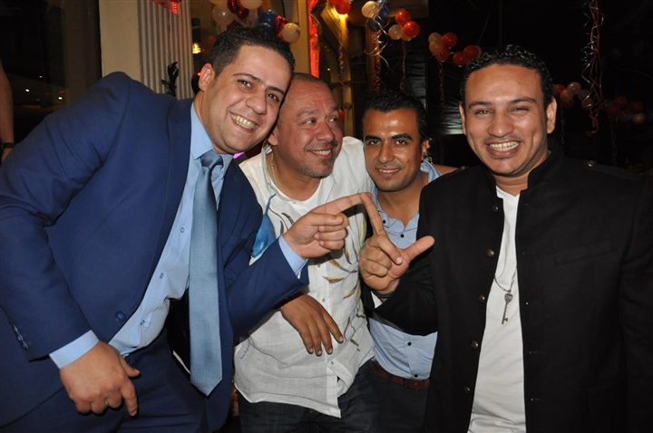 محمد عبد المنعم وعمرو الجزار فى عيد ميلاد احمد حسن محمد عبد المنعم وعمرو الجزار فى عيد ميلاد احمد حسن