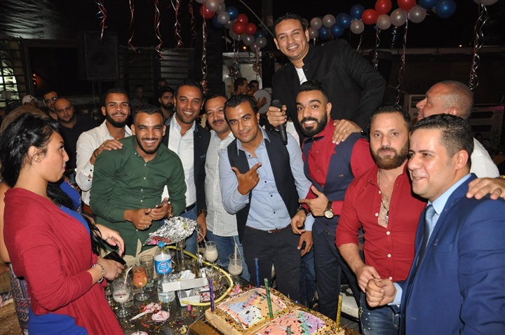 محمد عبد المنعم وعمرو الجزار فى عيد ميلاد احمد حسن محمد عبد المنعم وعمرو الجزار فى عيد ميلاد احمد حسن