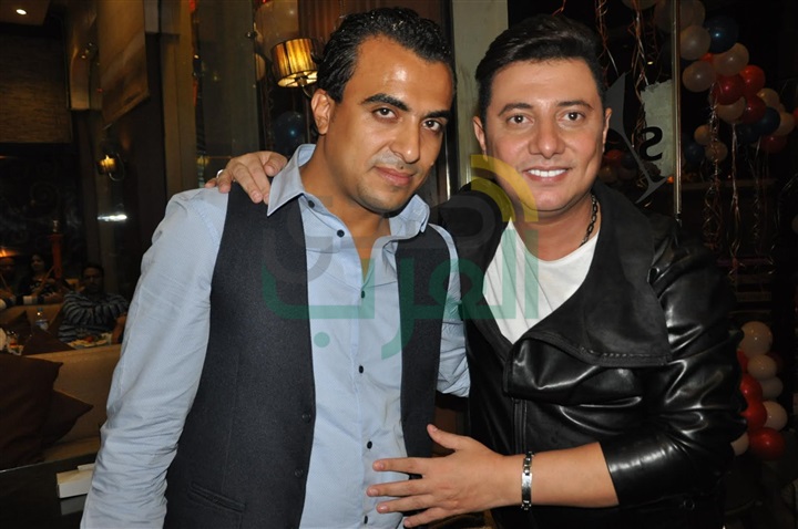 محمد عبد المنعم وعمرو الجزار فى عيد ميلاد احمد حسن محمد عبد المنعم وعمرو الجزار فى عيد ميلاد احمد حسن