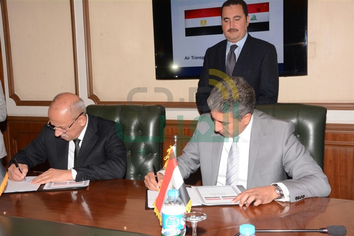  وزيرا الطيران المدني و  النقل العراقى يوقعان مذكرة تفاهم  