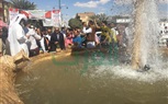 محافظ مطروح يفتتح النافورة المعلقة بسيوة