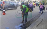 بالصور.. محافظة الإسكندرية تكثف أعمال تطهير شنايش الأمطار بحي شرق