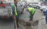 بالصور.. محافظة الإسكندرية تكثف أعمال تطهير شنايش الأمطار بحي شرق