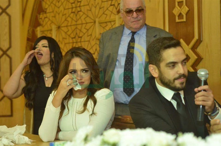 بالصور.. أحمد صيام يحتفل بعقد قران إبنته 