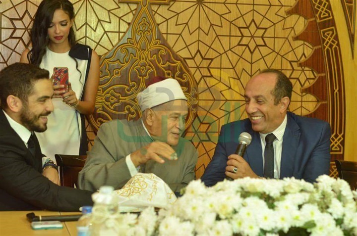 بالصور.. أحمد صيام يحتفل بعقد قران إبنته 