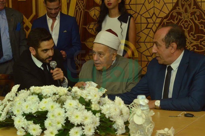 بالصور.. أحمد صيام يحتفل بعقد قران إبنته 