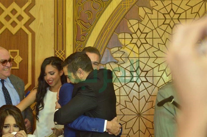 بالصور.. أحمد صيام يحتفل بعقد قران إبنته 