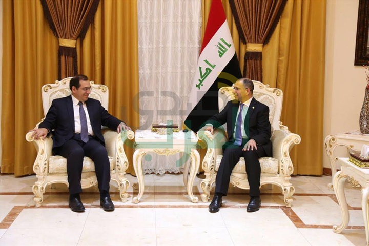 الرئيس العراقى يستقبل وزير البترول 