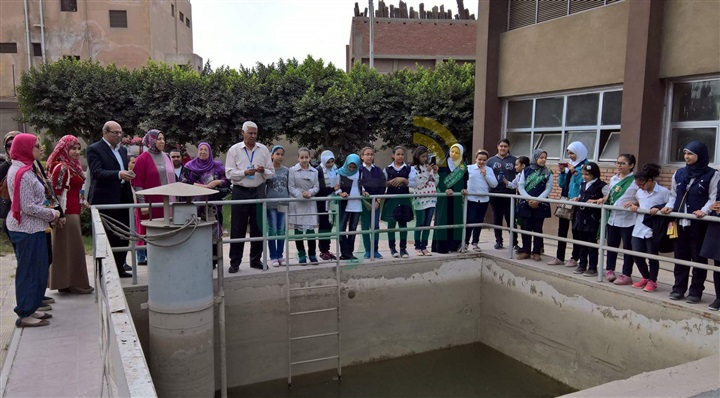   بالصور...زيارة مدارس القليوبية لشركة المياة  