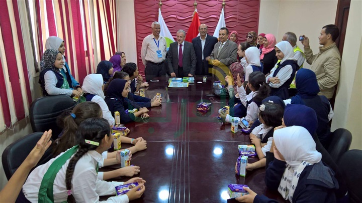   بالصور...زيارة مدارس القليوبية لشركة المياة  