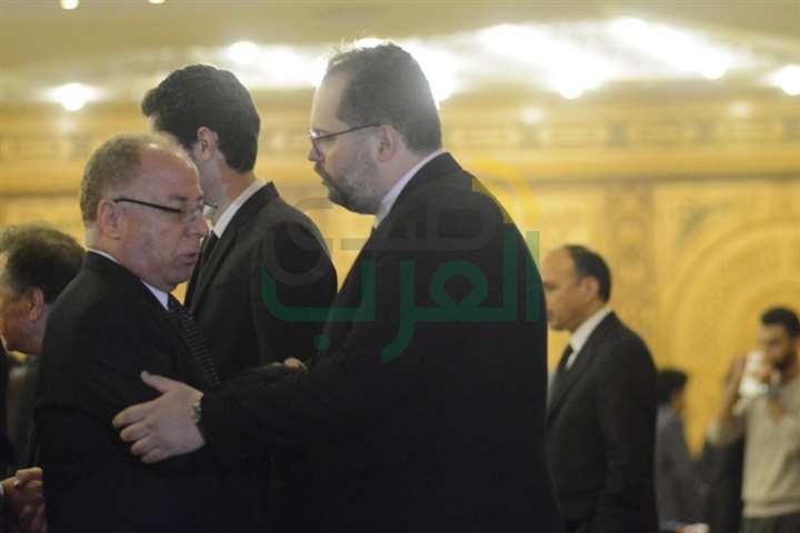 جمال مبارك وعادل امام يحضران عزاء محمود عبد العزيز جمال مبارك وعادل امام يحضران عزاء محمود عبد العزيز
