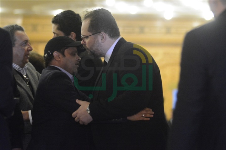 جمال مبارك وعادل امام يحضران عزاء محمود عبد العزيز جمال مبارك وعادل امام يحضران عزاء محمود عبد العزيز