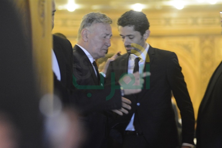 جمال مبارك وعادل امام يحضران عزاء محمود عبد العزيز جمال مبارك وعادل امام يحضران عزاء محمود عبد العزيز