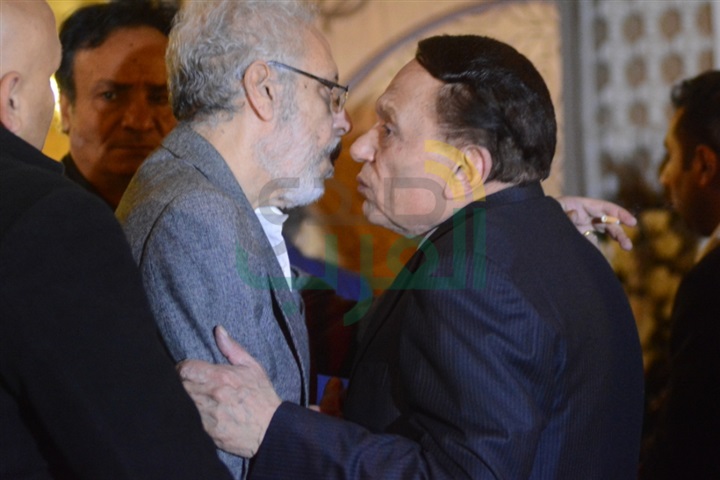 جمال مبارك وعادل امام يحضران عزاء محمود عبد العزيز جمال مبارك وعادل امام يحضران عزاء محمود عبد العزيز