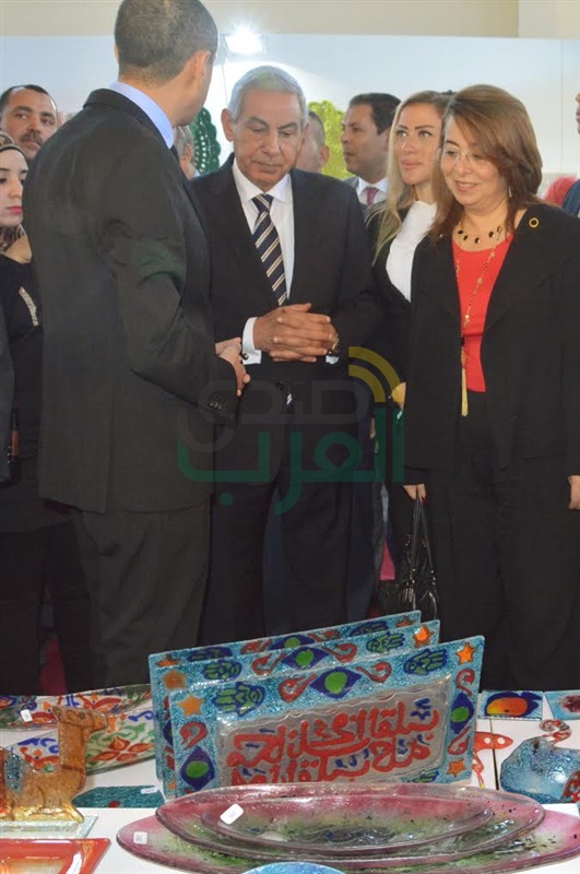 وزير التجارة والصناعة يفتتح المعرض الدولى الأول للصناعات اليدوية بالإنابة عن رئيس مجلس الوزراء