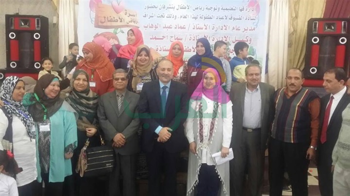 بالصور...وكيل تعليم القليوبية يشهد احتفالات اعياد الطفولة
