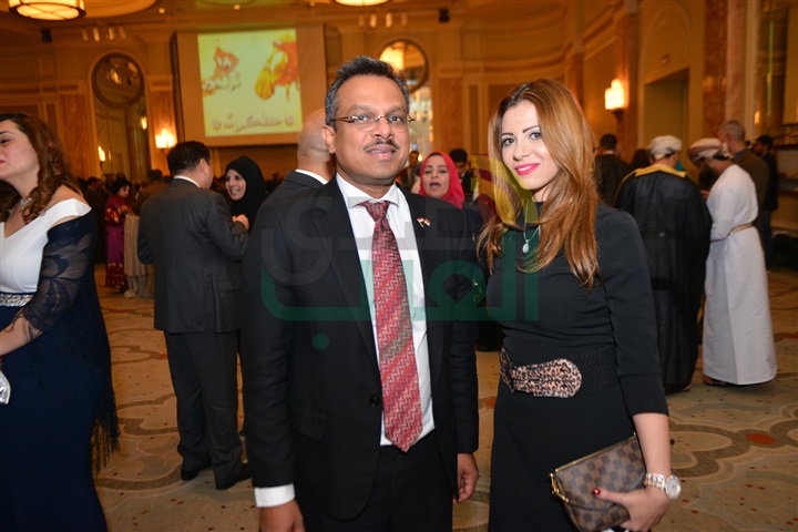 بالصور .. وزراء وسفراء ونجوم الفن في العيد الوطني الـ 46 لسلطنة عمان