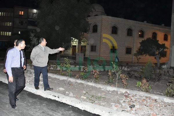 جولة مسائية لمحافظ البحيرة لمتابعة أعمال تطوير منطقة أبو خشم بدمنهور