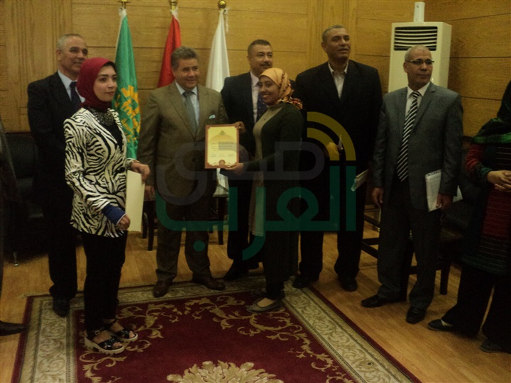 بالصور...تكريم طلاب جامعة بنها المبتكرين
