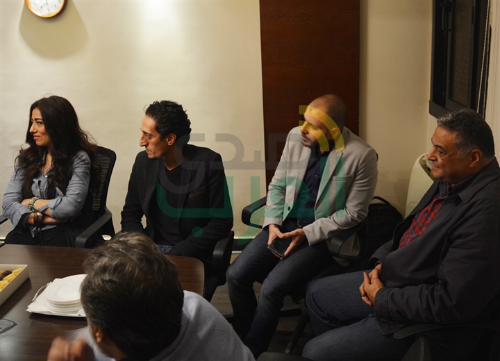 بالصور.. صادق الصبّاح يستضيف أبطال مهرجان نقابة الممثلين