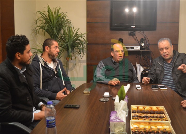 بالصور.. صادق الصبّاح يستضيف أبطال مهرجان نقابة الممثلين