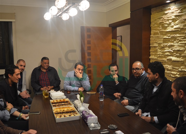 بالصور.. صادق الصبّاح يستضيف أبطال مهرجان نقابة الممثلين