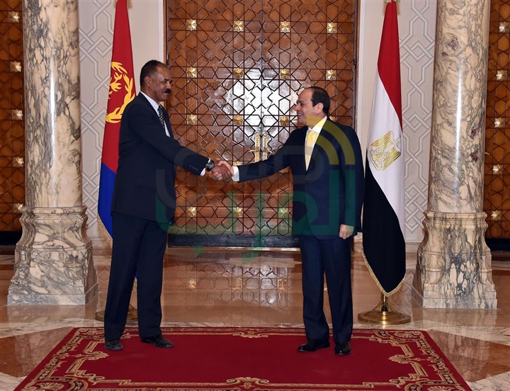 السيسي يستقبل رئيس دولة اريتريا  بقصر الاتحادية
