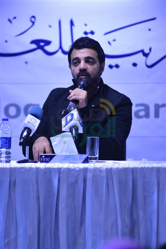  بالصور ..تكريم هانى سلامة فى اﻻكاديمية البحرية  بالقرية الذكية