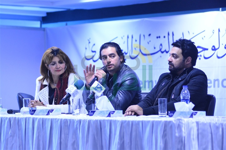  بالصور ..تكريم هانى سلامة فى اﻻكاديمية البحرية  بالقرية الذكية