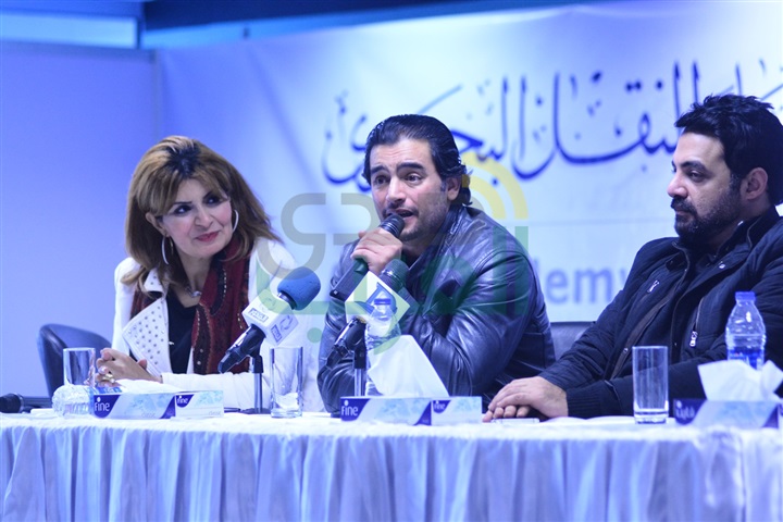  بالصور ..تكريم هانى سلامة فى اﻻكاديمية البحرية  بالقرية الذكية