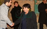 بالصور..  النجوم  فى عزاء زوجة الفنان محمد صبحي  