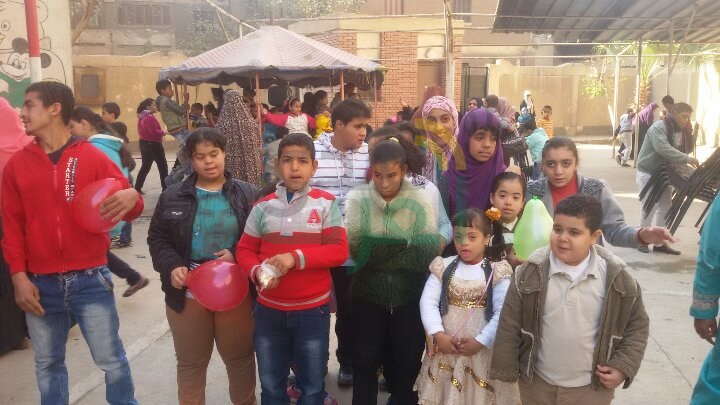بالصور...شباب بيحب الخانكة تحتفل باليوم العالمى للطفل المعاق