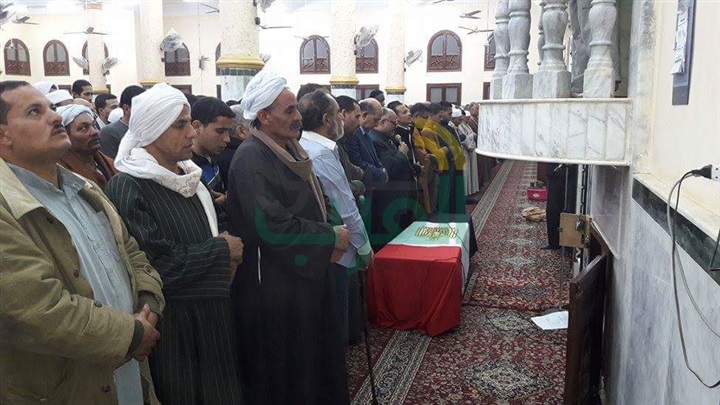 بالفيديو.. تشييع جثمان الملازم أول محمد نجيب ضحية حادث كمين الهرم